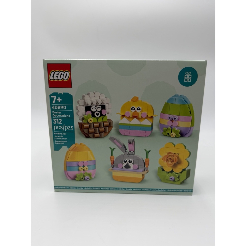 LEGO 40890 Easter Decorations 312pcs Seasonal GWP Set Retired NEW SEALED